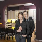 19-12-2003 Robert and Monique Schoemacher at home in Scheveningen.

[keywords]Posed: Half Length, Eyecontact, Kitchen, Smiling, Plastic Surgeon[/keywords]